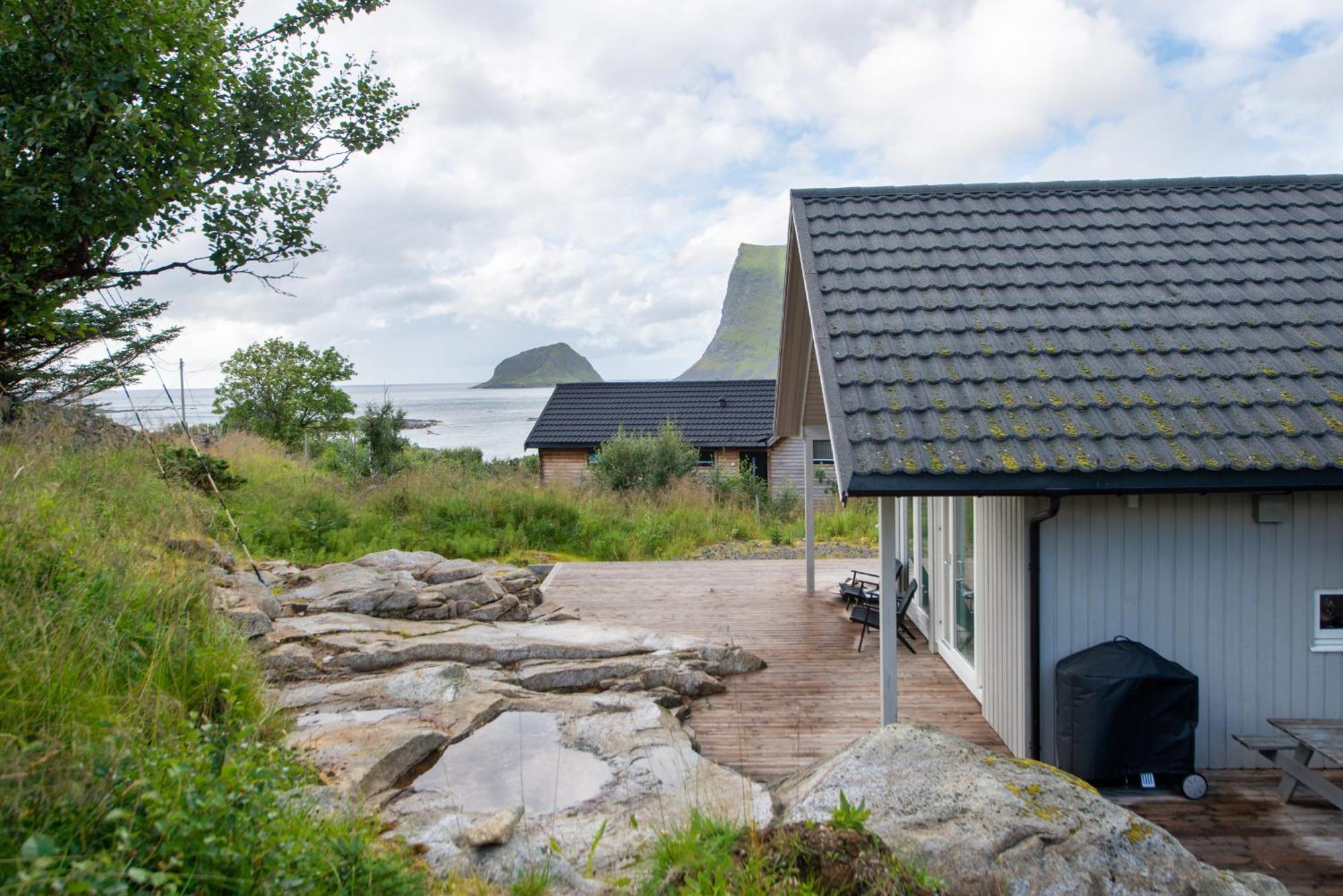 Haukland Beach Panorama Offersoya Luaran gambar