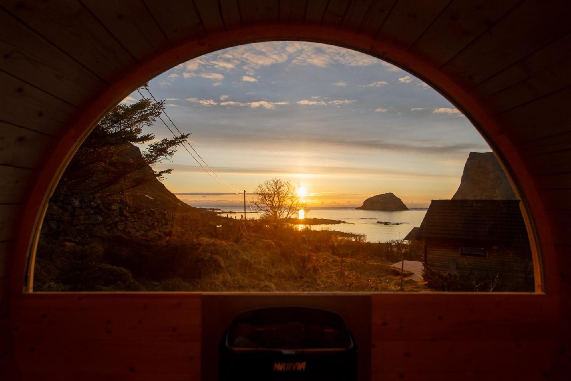 Haukland Beach Panorama Offersoya Luaran gambar